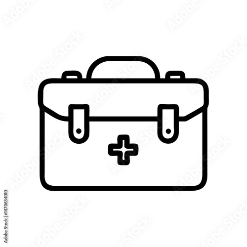 Icon of a doctorchest / first aid kit