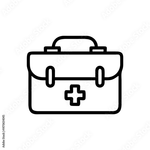 Icon of a doctorchest / first aid kit
