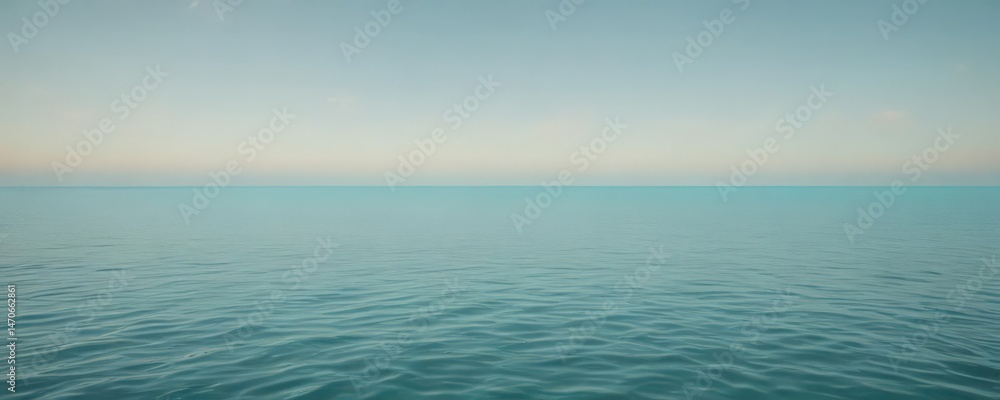 Fototapeta premium Gentle ombre from pale aqua to soft turquoise, abstract tranquil seascape , ombre, backdrop
