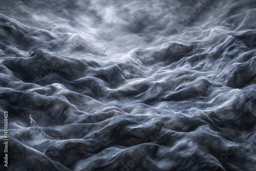 Wallpaper Mural Ethereal Water Surface: A mesmerizing view of an abstract water surface, where rolling waves create a sense of depth and fluidity, evokes a feeling of the powerful, serene vastness of the ocean. Torontodigital.ca