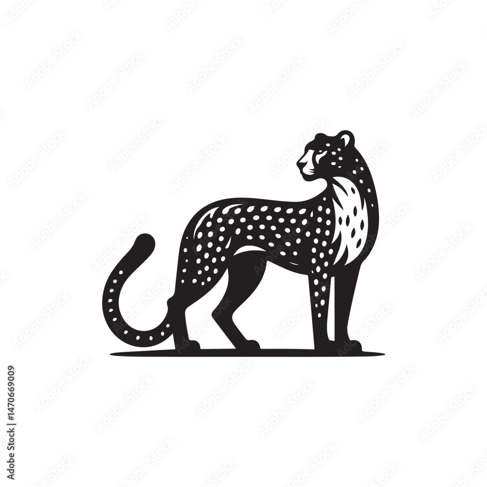 Obraz premium Cheetah Vector (3).eps