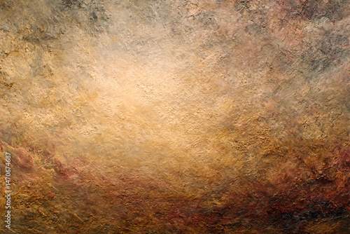 Wallpaper Mural Abstract Earth Tones: A textured canvas of rich, warm hues creates a sense of depth and visual interest. The artwork evokes feelings of warmth and mystery. Torontodigital.ca