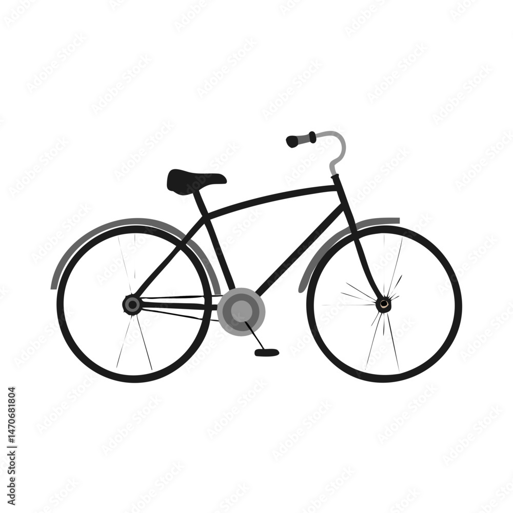 Obraz premium Bicycle: The Eco-Friendly Mode of Transport