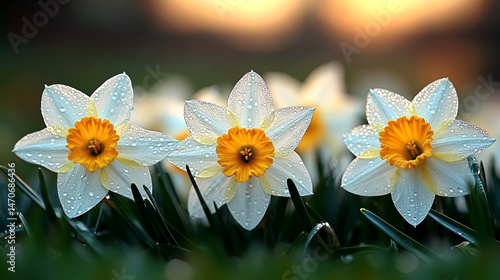 Beautiful Daffodil Macro Shot.