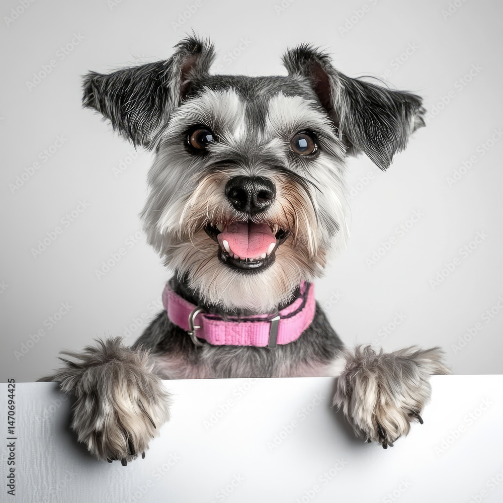 Cheerful small dog portrait Cheerful small dog portrait