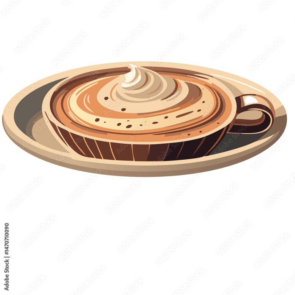 Fototapeta premium wooden bowl on a black background