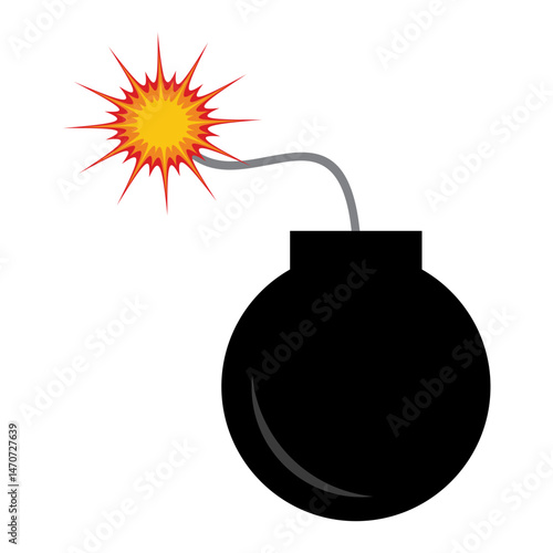  bom icon explode vector illustration