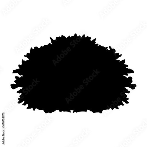 bush bare bush silhouette