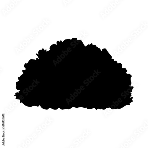 bush bare bush silhouette