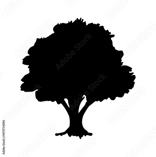 bush bare bush silhouette