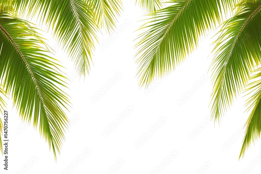 Naklejka premium Tropical Palm Fronds