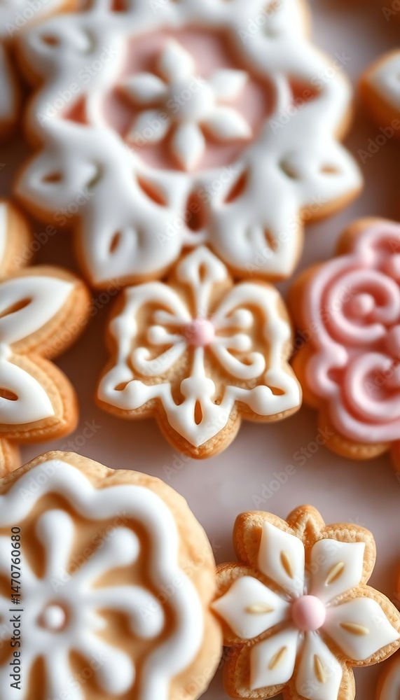 close up of a plate of decorated cookies close up of a plate of decorated cookies