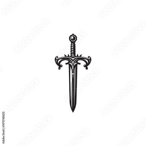 Excalibur (King Arthur's sword) Vector (3).eps