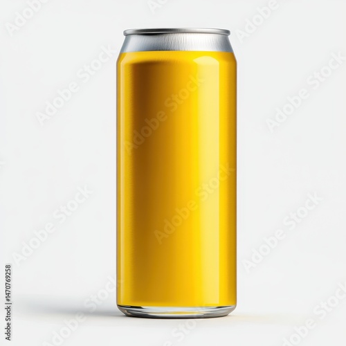Wallpaper Mural Aluminum beverage can, bright yellow Torontodigital.ca