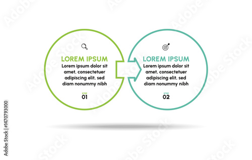 Business data visualization. timeline infographic icons designed for abstract background template milestone element modern diagram process technology digital marketing data presentation chart Vector