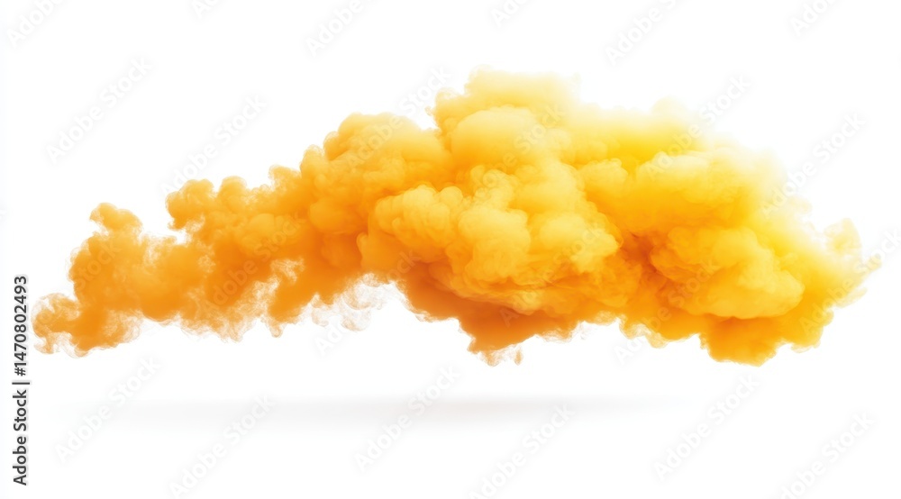 Golden cloud of smoke Golden cloud of smoke