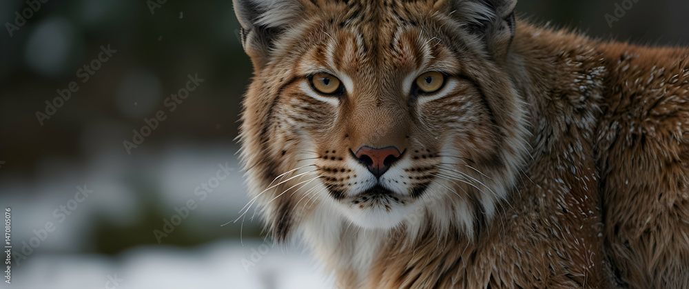 Obraz premium Lynx Close-Up