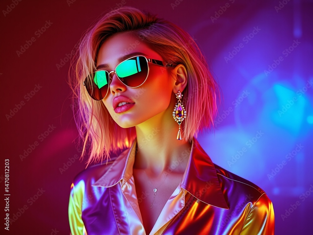 Timeless Style: Futuristic Woman in Rose Gold Timeless Style: Futuristic Woman in Rose Gold