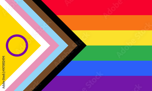 Updated flag of progressive pride