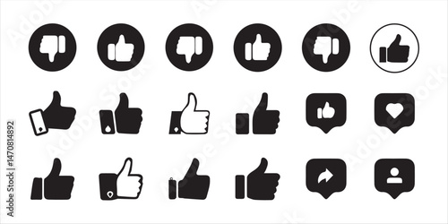 Repost, heart, like,user social media icon.Social media notification vector icon set. Like icon button , thumb up icon.share icon button. vector illustration eps 10.