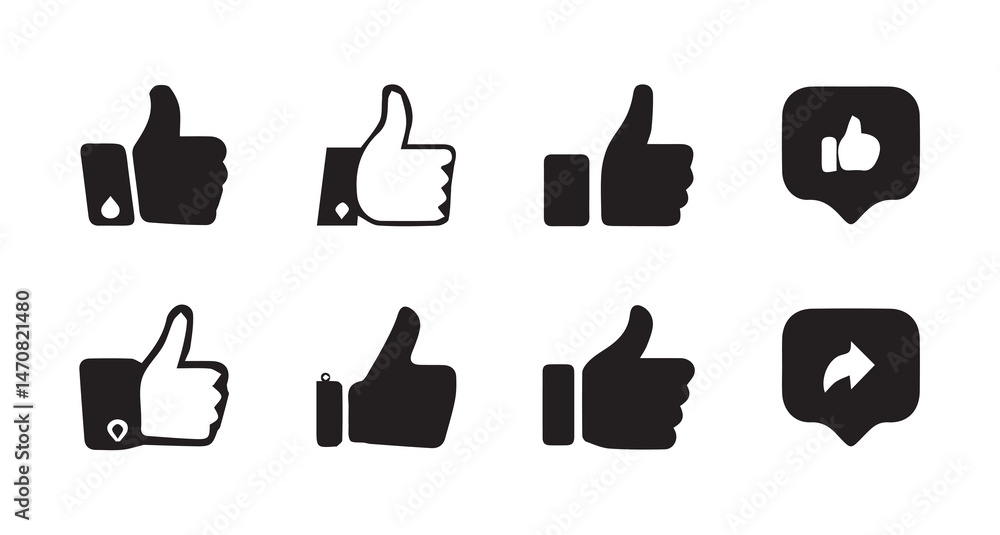 Like Dislike icons. Thumb up, thumb down icon set.like icon vector isolated on white background.social media icon.vector illustration eps 10. Like Dislike icons. Thumb up, thumb down icon set.like icon vector isolated on white background.social media icon.vector illustration eps 10.
