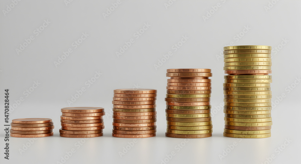 Coins money finance investment savings wealth currency economy growth income business success earnings Coins money finance investment savings wealth currency economy growth income business success earnings