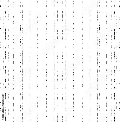 The noisy texture consists of vertical stripes in the form of small spots and particles.