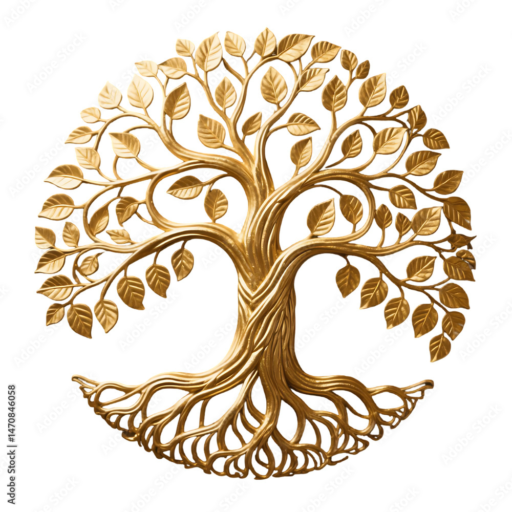 vector tree with floral ornament vector tree with floral ornament