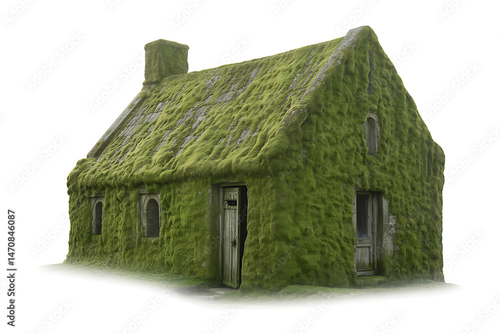 Obraz premium small house on a white background