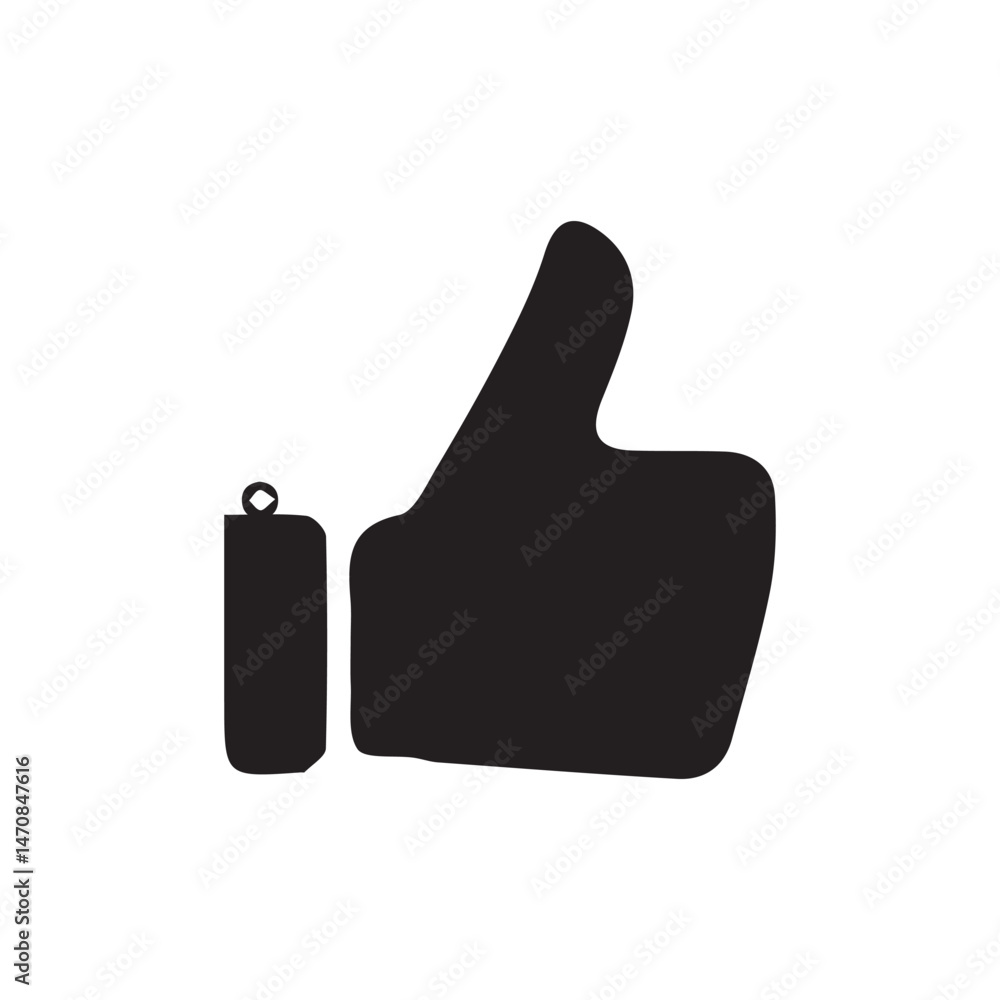 Thumb up icon like symbol.Yes, good symbol. Flat style and outline stock vector illustration eps 10. Thumb up icon like symbol.Yes, good symbol. Flat style and outline stock vector illustration eps 10.