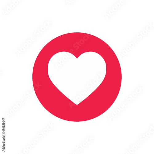 vector illustration of red heart icon love. love vector file.red heart flat icon, symbol of love. vector illustration eps 10.