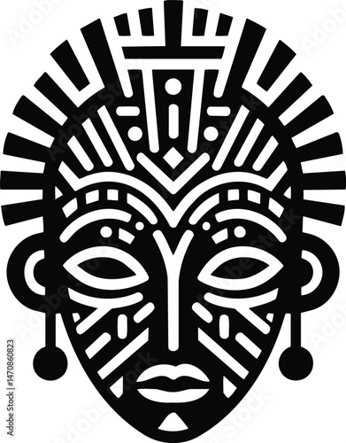 African Pwo Mask Symbol