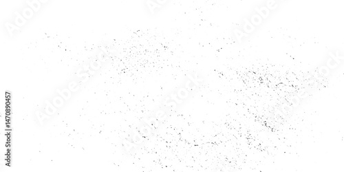 Distressed black texture. Distress Overlay Texture. Subtle grain texture overlay. White background on  grains isolated on white background. Vector illustration.
