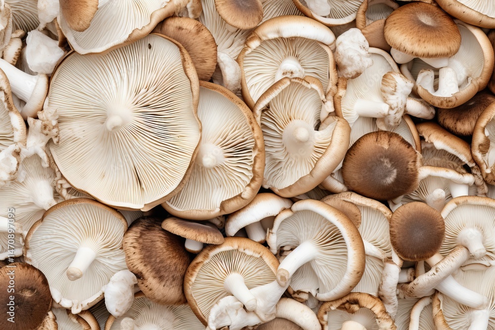 Assorted edible mushrooms background for gourmet cooking and fall harvest festivals. Fresh fungi varieties for culinary use. Organic vegetarian ingredient close-up Assorted edible mushrooms background for gourmet cooking and fall harvest festivals. Fresh fungi varieties for culinary use. Organic vegetarian ingredient close-up