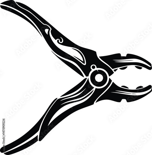 Modern hole punch silhouette vector art, hole punch design, hole punch line art vector, hole punch vector graphics, hole punch vector icon design