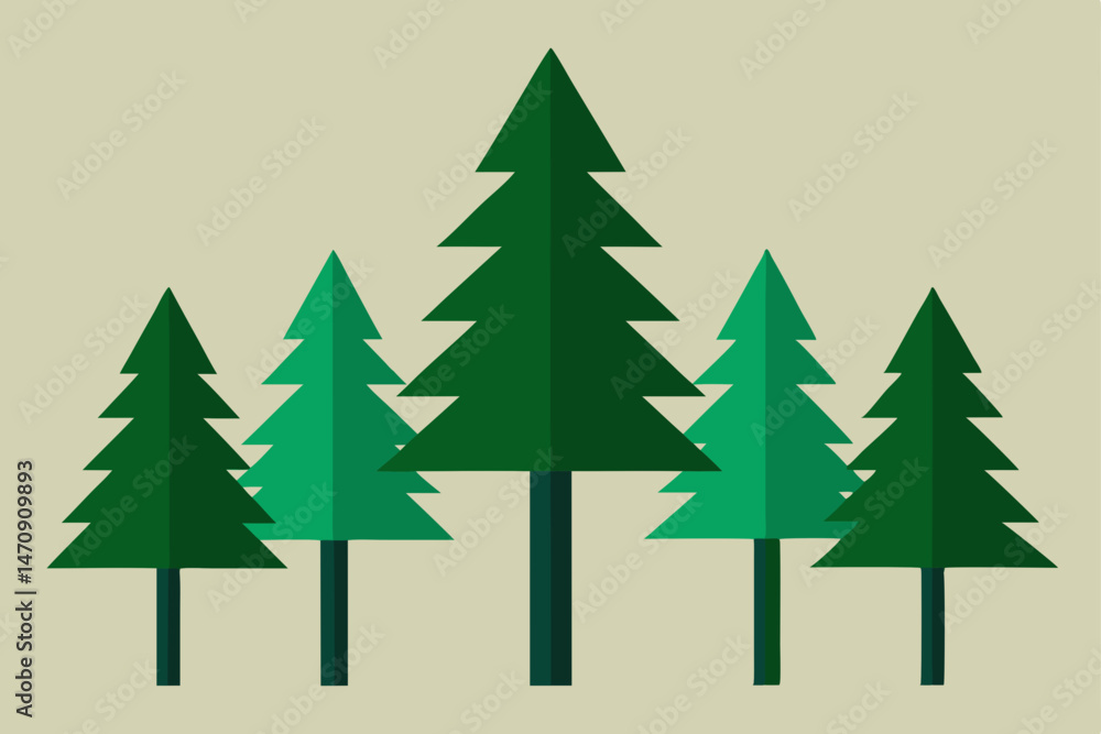 Obraz premium christmas tree vector