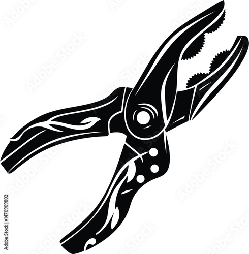 Modern hole punch silhouette vector art, hole punch design, hole punch line art vector, hole punch vector graphics, hole punch vector icon design