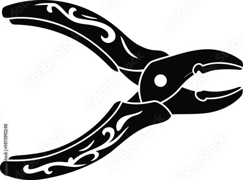 Modern hole punch silhouette vector art, hole punch design, hole punch line art vector, hole punch vector graphics, hole punch vector icon design