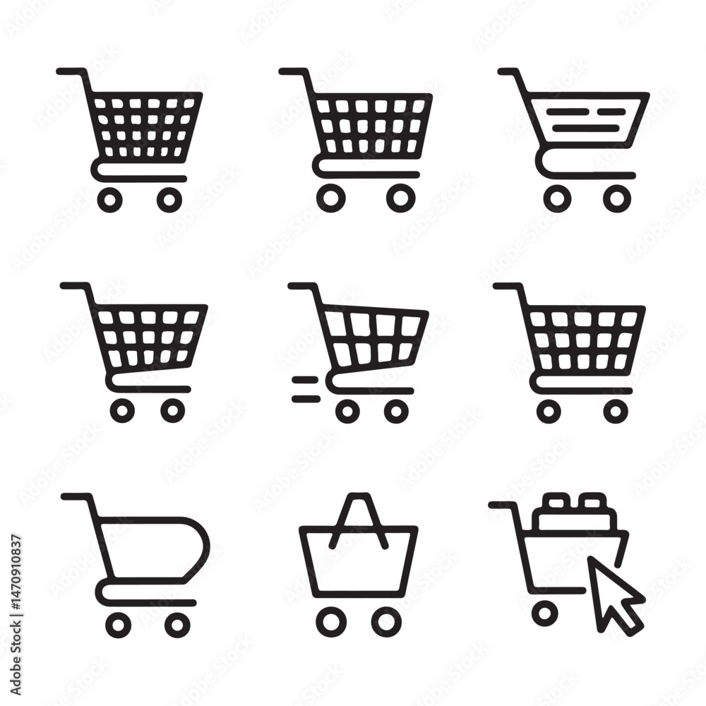 Shopping Cart Icon Set
Shopping Cart Icon Set