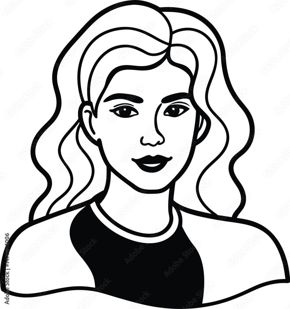 vector illustration of a woman vector illustration of a woman