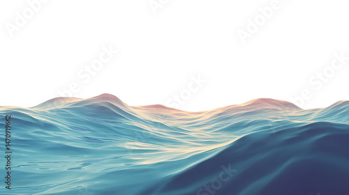 3D Blue Wave Motion
