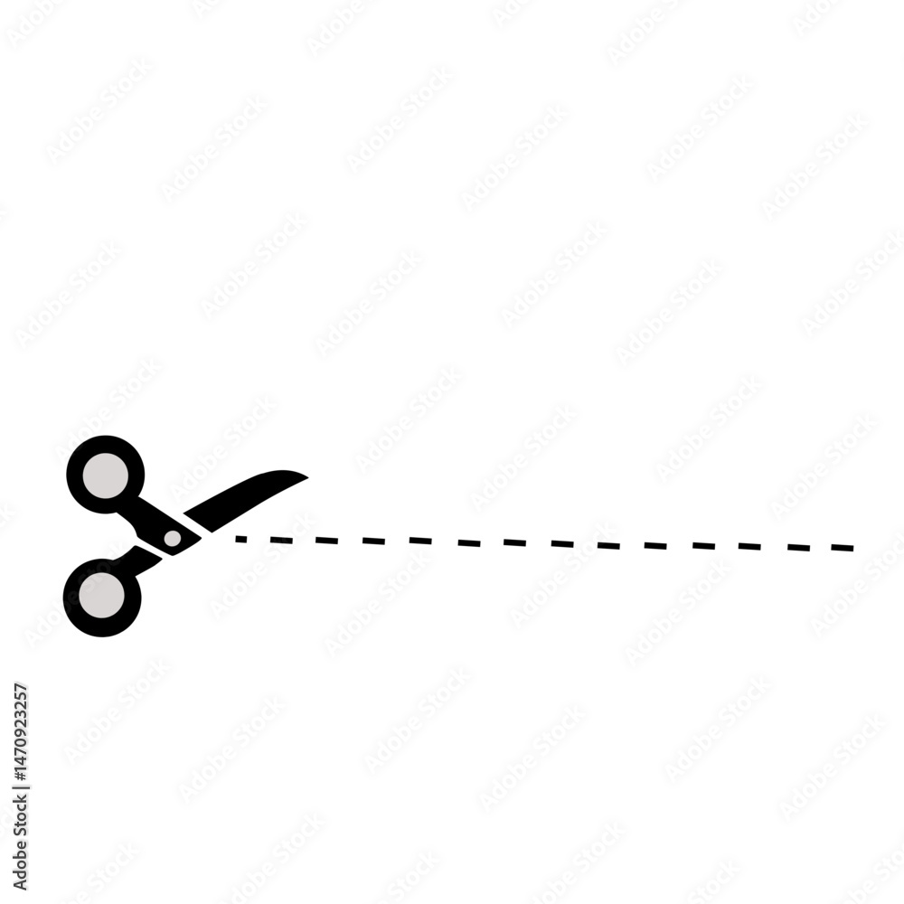 cutting lines vector illustration cutting lines vector illustration