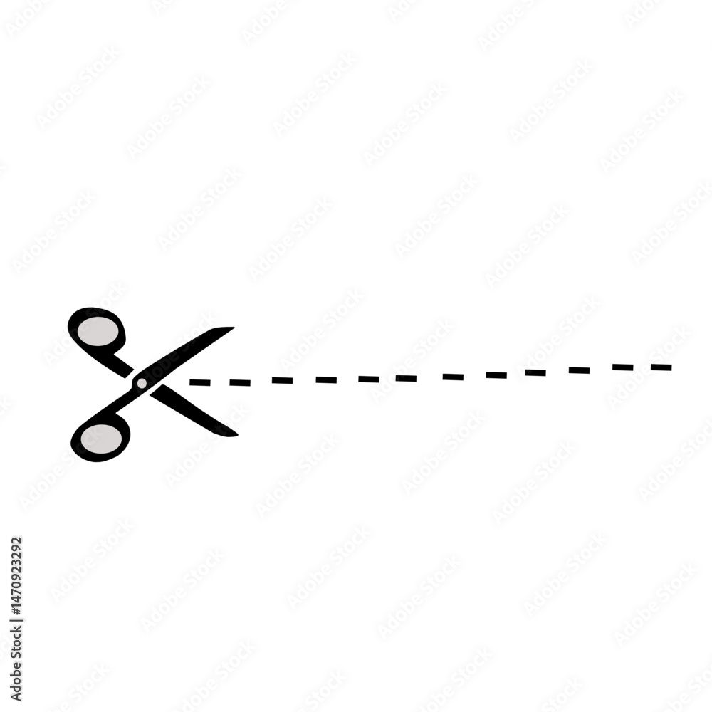 cutting lines vector illustration cutting lines vector illustration