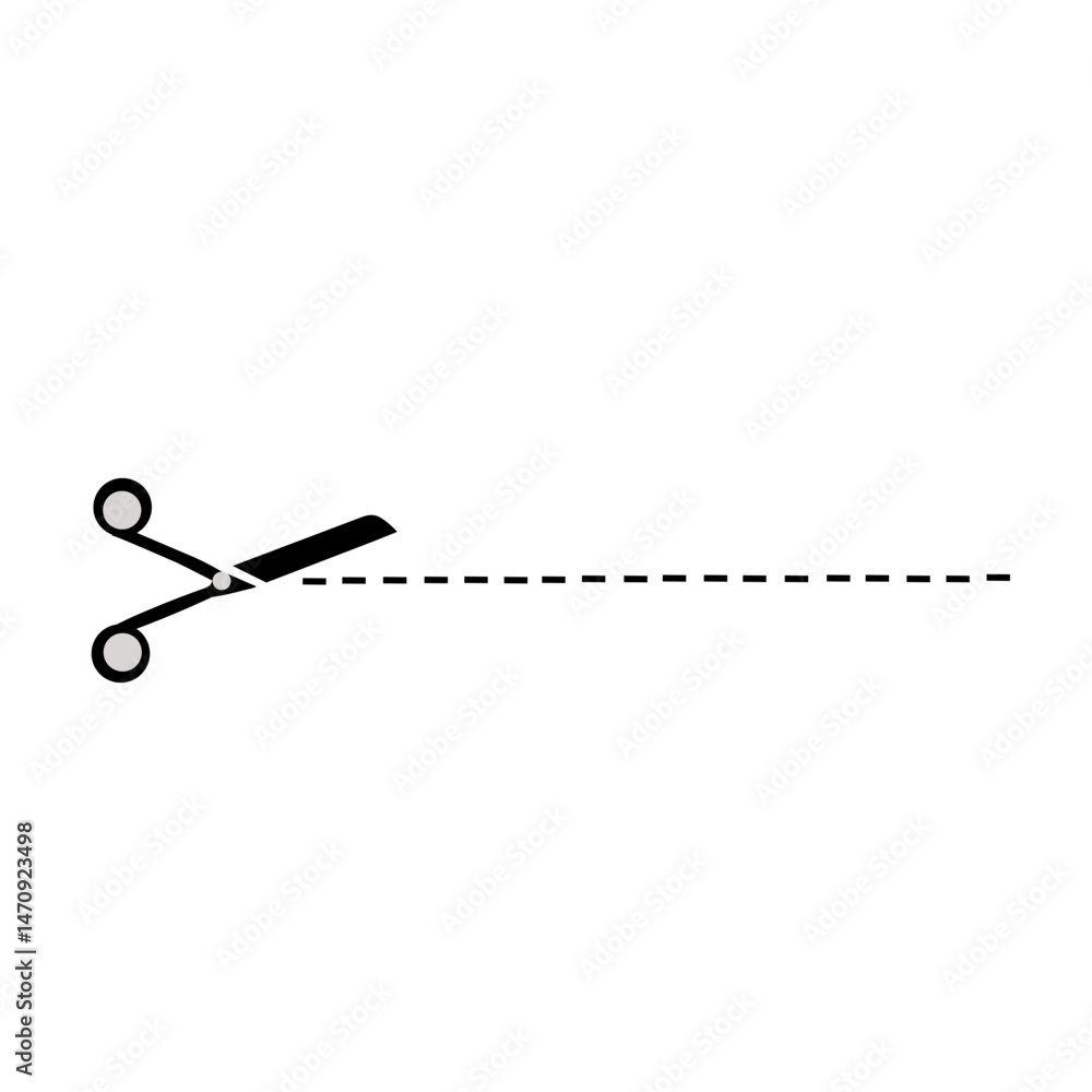 cutting lines vector illustration cutting lines vector illustration