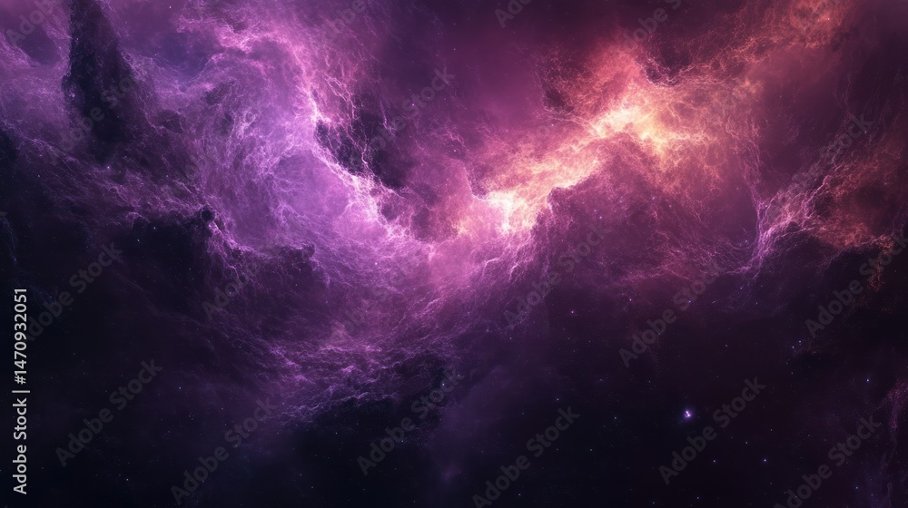 Vast cosmic nebulae display vibrant hues. Vast cosmic nebulae display vibrant hues.