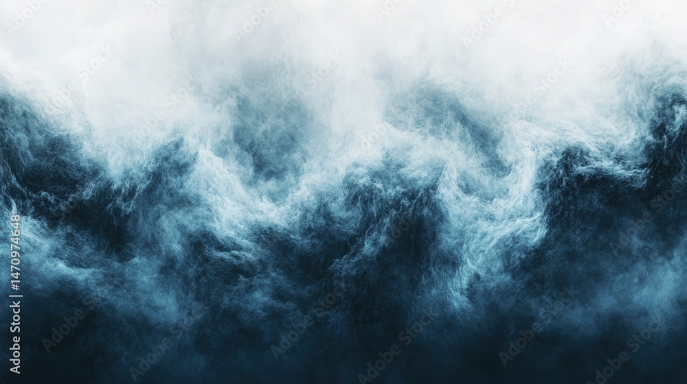 Fototapeta premium Abstract Celestial Swirls A Dreamlike Bluescape