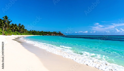 Wallpaper Mural 青い海と白い砂浜の楽園 Torontodigital.ca