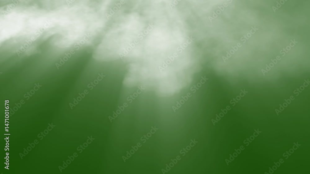 sun rays through clouds green screen. clouds with sunbeams green screen. sunlight through clouds alpha. god rays clouds green screen. heavenly light clouds chroma key.