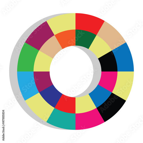 Free Download Lifebuoy icon. Simple colourful lifebuoy ring icon symbol website graphic design. Lifestyle Life buoy vector sign isolated on white background. Vector image. - GFXLoad