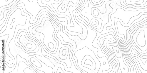 "Contemporary Abstract Topography and Geometric Line Patterns: A Detailed Sea Map Design with Striking Grid Structures on a Crisp White Canvas"